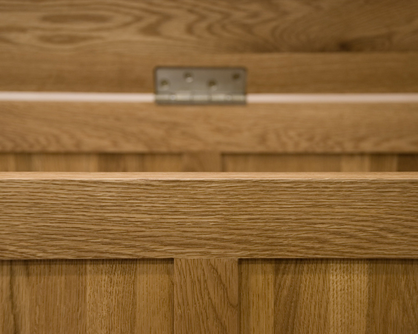 Normandy Solid Oak Blanket Box